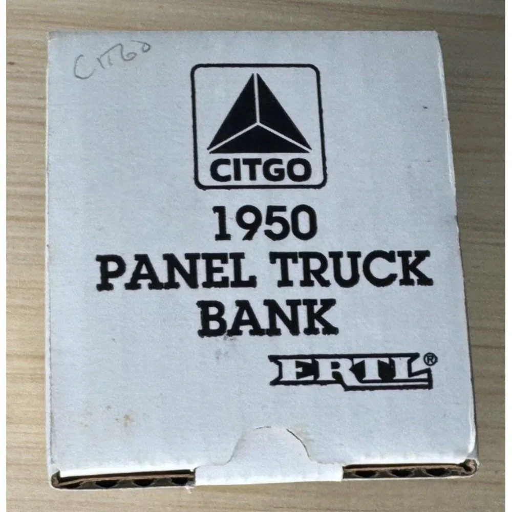 ERTL 1950 Chevy Panel Delivery Truck CITGO #4 Locking Coin Bank 9873 BNIB